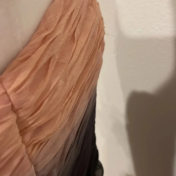 Betsy Johnson strapless ombré mini lined dress, vintage, - Picture 6 of 12